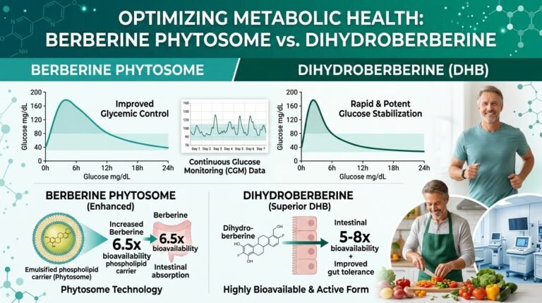 Dihydroberberine vs Berberine Phytosome: 2026 Clinical Comparison for Insulin Sensitivity & Visceral Fat Reduction