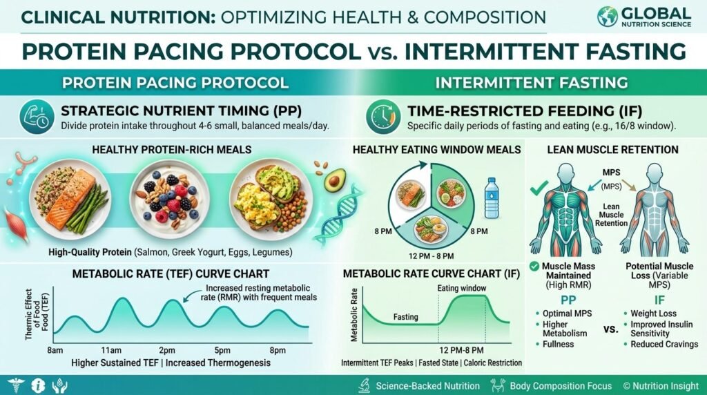 Protein Pacing vs Intermittent Fasting: The 2026 Clinical Protocol for Visceral Adiposity & Metabolic Flexibility